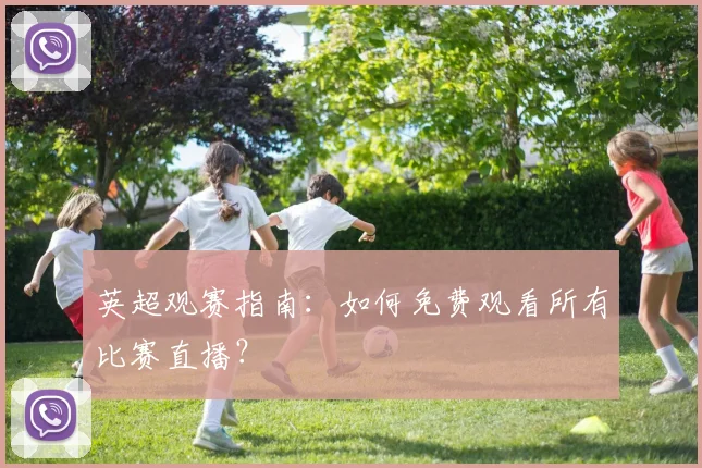 英超观赛指南:如何免费观看所有比赛直播?